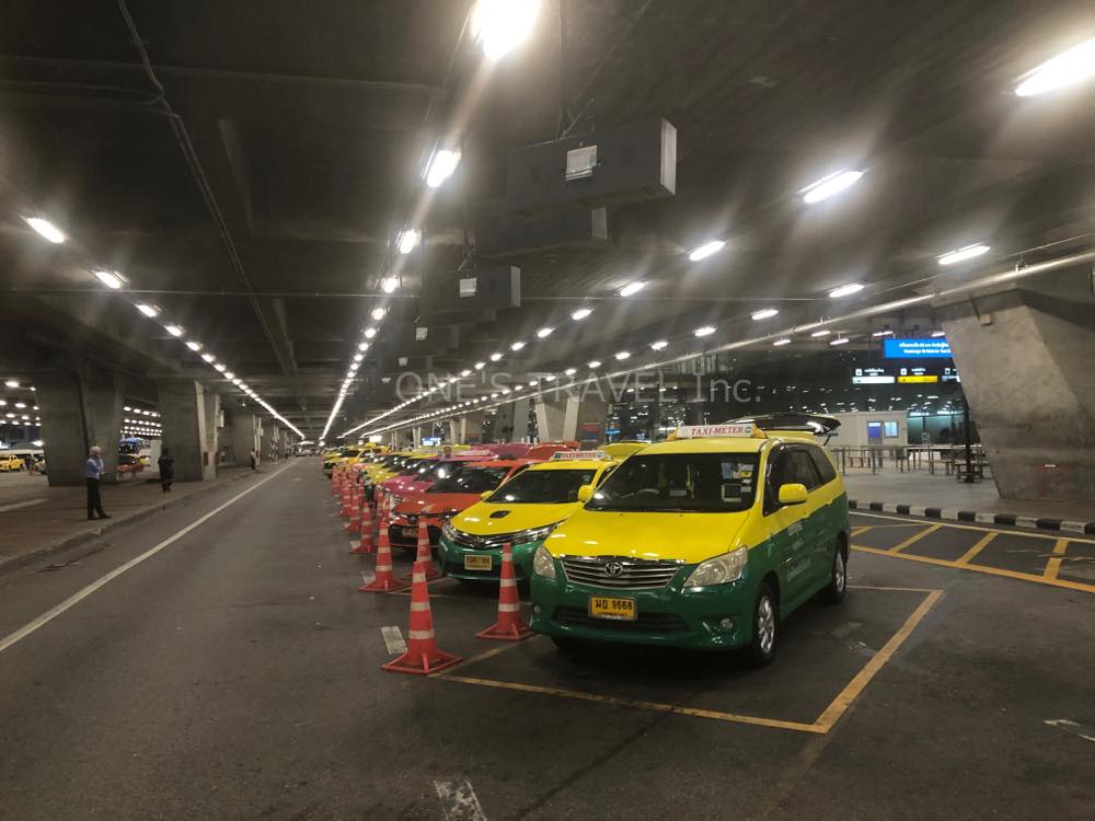スワンナプーム国際空港のタクシー