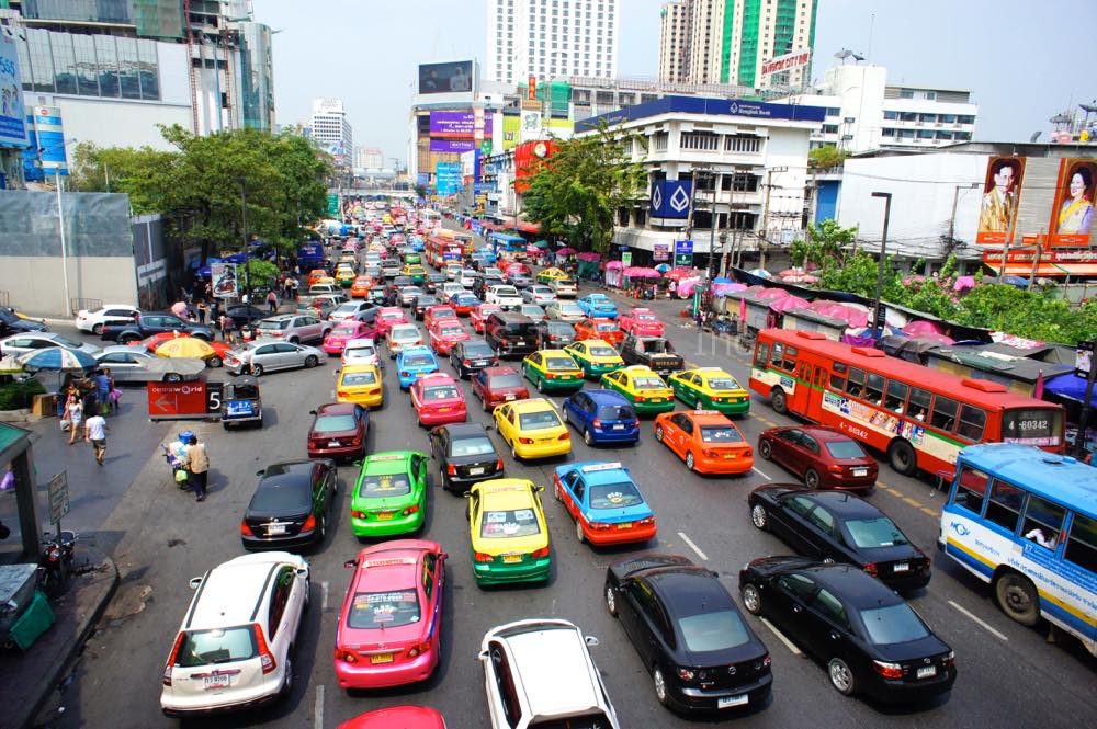 バンコクの酷い渋滞